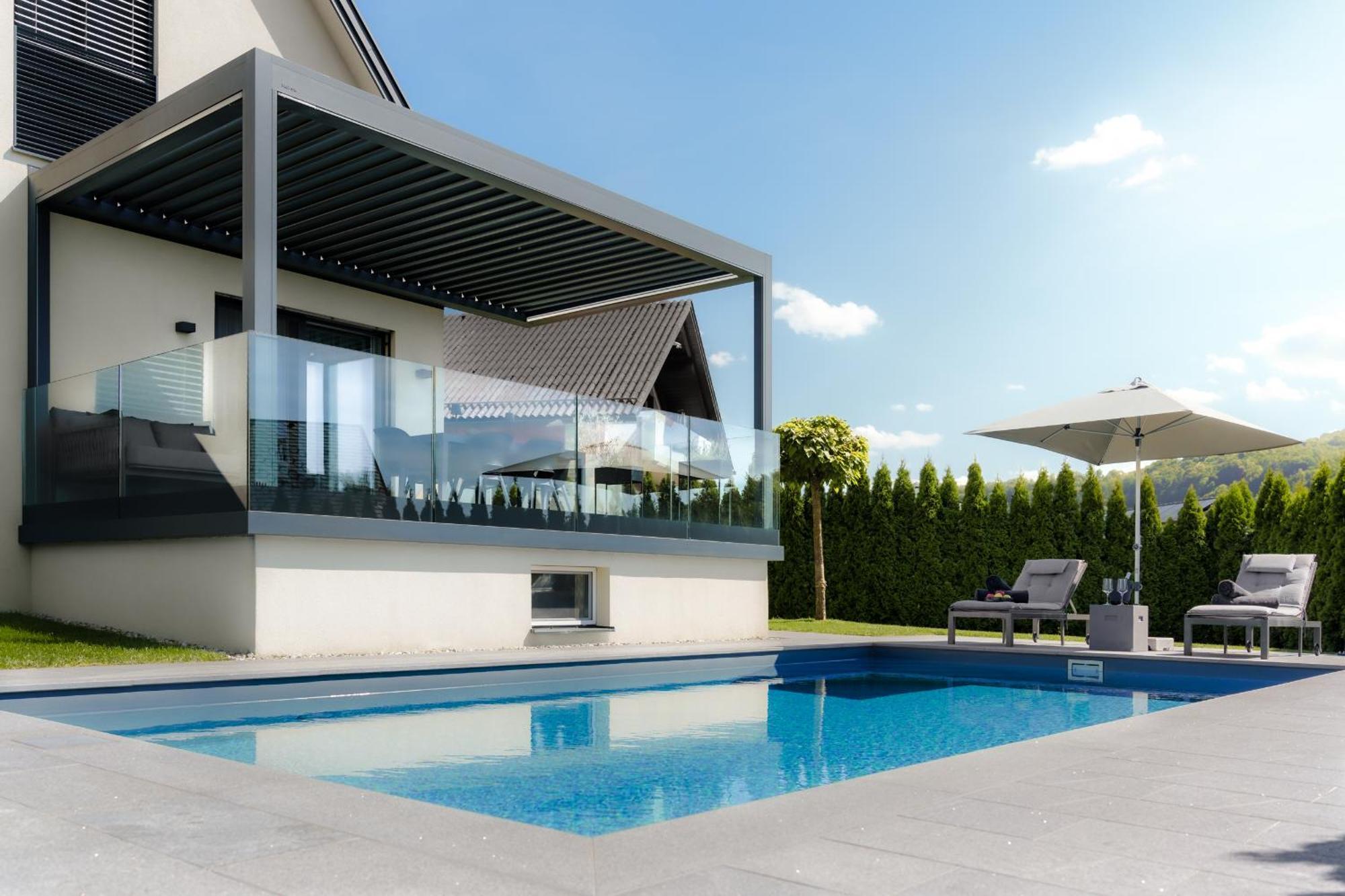 Platschberg Urban Hideaway - Stilvolles Ferienhaus Mit Pool An Der Weinstrasse Berghausen Zimmer foto